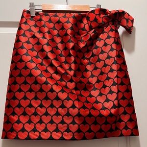 JCrew Hearts Skirt NWT size 2